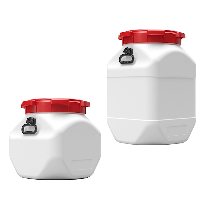 Wide-mouth barrel with screw cap 40 Liter (PE-HD)